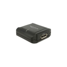 DeLOCK DisplayPort 1.2 Repeater 4K 60Hz, Grafikverlängerung(schwarz)