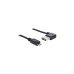 Micro-USB Stecker(schwarz, 5 Meter, rechts / links abgewinkelt)