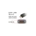 Micro-USB Stecker 90°(schwarz, 1 Meter, rechts / links abgewinkelt, beidseitig verwendbar)