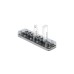 DeLOCK Externer USB 3.0 Hub mit 7 Ports, USB-Hub(transparent)