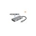 DeLOCK Externer USB 3.2 Gen 2 USB Type-C Hub, USB-Hub(grau, USB-C)