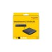 DeLOCK Externes Gehäuse für 2.5″ SATA HDD / SSD, Laufwerksgehäuse(schwarz, mit zusätzlichem USB Type-C und Typ-A Port und SD Slot, Outlet)