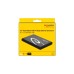 DeLOCK Externes Gehäuse für 2.5″ SATA HDD / SSD mit SuperSpeed USB 10 Gbps (USB 3.1 Gen 2), Laufwerksgehäuse(schwarz)