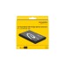 DeLOCK Externes Gehäuse für 2.5″ SATA HDD / SSD mit SuperSpeed USB 10 Gbps (USB 3.1 Gen 2), Laufwerksgehäuse(schwarz)