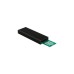 DeLOCK Externes USB Type-C Combo Gehäuse für M.2 NVMe PCIe oder SATA SSD, Laufwerksgehäuse(schwarz)