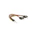 2x SATA 15Pin Buchse, Y-Kabel(schwarz/rot, 20cm)