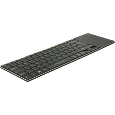 DeLOCK Funktastatur mit Touchpad(schwarz, DE-Layout)