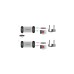 DeLOCK HDMI HD Audio Extractor 4K 60 Hz zu HDMI mit eARC, Adapter(silber)