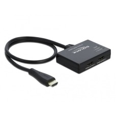 2 x HDMI out 4K 60 Hz(schwarz)