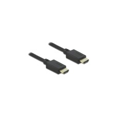 DeLOCK High Speed HDMI-Kabel 48 Gbps 8K 60Hz(schwarz, 1 Meter)