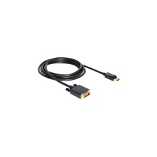 DVI-D 24+1 Stecker(schwarz, 3 Meter)