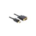 DVI-D 24+1 Stecker(schwarz, 3 Meter)