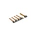 4x SATA 15Pin Buchse(schwarz/rot, 30cm)