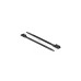 DeLOCK Kabelbinder mit Doppelkopf 190mm x 9mm(schwarz, 10 Stück)