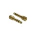 3,5mm 3Pin Stecker(schwarz, 1 Meter, mit zwei 6,35mm Schraubadaptern)