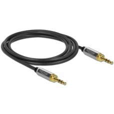 3,5mm 3Pin Stecker(schwarz, 2 Meter, mit zwei 6,35mm Schraubadaptern)