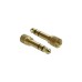 3,5mm 3Pin Stecker(schwarz, 2 Meter, mit zwei 6,35mm Schraubadaptern)