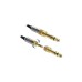 3,5mm 3Pin Stecker(schwarz, 2 Meter, mit zwei 6,35mm Schraubadaptern)