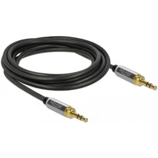 3,5mm 3Pin Stecker(schwarz, 3 Meter, mit zwei 6,35mm Schraubadaptern)