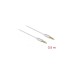 3,5mm 4Pin Stecker Ultra Slim(weiß/silber, 0,5 Meter)