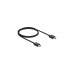 DeLOCK Koaxiales High Speed HDMI-Kabel 48 Gbps 8K 60Hz(schwarz, 1 Meter)