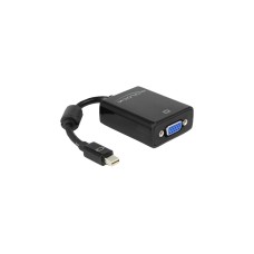 DeLOCK Mini DisplayPort Adapter auf VGA(schwarz, 11 cm)