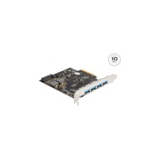 DeLOCK PCI Express x4 Karte zu 1 x USB Type-C + 4 x USB Typ-A, Schnittstellenkarte