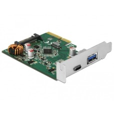 1x USB C + 1x USB A, USB-Controller