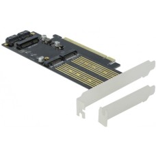 2x M.2 KeyB + 1x mSATA, Schnittstellenkarte