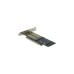 2x M.2 KeyB + 1x mSATA, Schnittstellenkarte