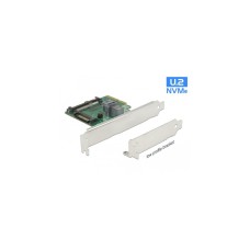DeLOCK PCIe x4 U.2 NVMe-1xSFF-8643 4i, Adapter(silber)