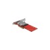 2x int. NVMe M.2 Key M LP, Adapter