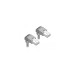 DeLOCK Patchkabel RJ45 Cat.6a S/FTP(grau, 2 Meter, gewinkelte Stecker 2x unten)