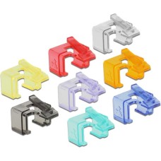 DeLOCK RJ45 Reparatur Clip Starter Set, Ersatzteil(16 Stück)