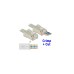 DeLOCK RJ-45 Crimp+Cut Stecker Cat.6 STP(transparent, 20 Stück)