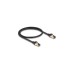 DeLOCK RJ-45 Netzwerkkabel Cat.6a S/FTP, mit Cat.7 Rohkabel(schwarz, 0,5 Meter, 600 MHz, Industrie- und Outdoor-tauglich)