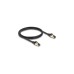 DeLOCK RJ-45 Netzwerkkabel Cat.6a S/FTP, mit Cat.7 Rohkabel(schwarz, 1 Meter, 600 MHz, Industrie- und Outdoor-tauglich)