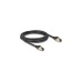 DeLOCK RJ-45 Netzwerkkabel Cat.6a S/FTP, mit Cat.7 Rohkabel(schwarz, 2 Meter, 600 MHz, Industrie- und Outdoor-tauglich)