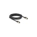 DeLOCK RJ-45 Netzwerkkabel Cat.6a S/FTP, mit Cat.7 Rohkabel(schwarz, 5 Meter, 600 MHz, Industrie- und Outdoor-tauglich)