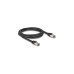 DeLOCK RJ-45 Netzwerkkabel Cat.6a U/FTP ultra flexibel(schwarz, 2 Meter, innerer Edelstahlmantel)