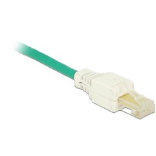 DeLOCK RJ-45 Stecker Cat.5e UTP, werkzeugfrei(weiß, 2 Stück)