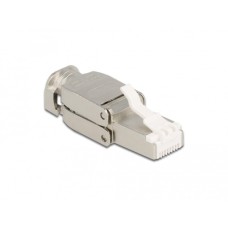 DeLOCK RJ-45 Stecker Cat.6a STP, werkzeugfrei(1 Stück)