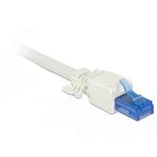 DeLOCK RJ-45 Stecker Cat.6a UTP, werkzeugfrei(weiß, 2 Stück)