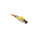 DeLOCK RJ-45 Stecker feldkonfektionierbar Cat.6a(gelb, Metallgehäuse)