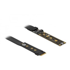 DeLOCK Riser Karte M.2 Key M Verlängerung NVMe mit 20 cm Kabel, Verlängerungskabel