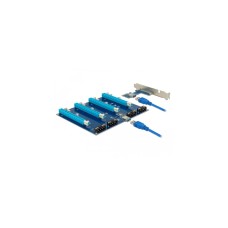 4 x PCIe x16, Riser Card(mit 60 cm USB Kabel)