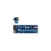 DeLOCK Riser Karte PCI Express x1 zu x16 mit 60 cm USB Kabel, Riser Card