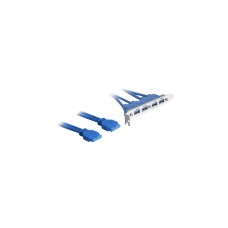 DeLOCK Slotblech USB3.0 Pin Header 19Pin, Slotblende(4 Port)