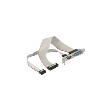 Parallel Buchse + Seriell Stecker(grau, 30cm Kabel)