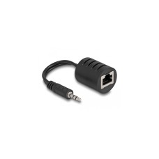 3,5mm Klinke, Cat.5, Adapter(schwarz, 2 Stück)